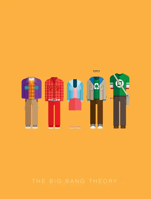 big-bang-theory-minimal-cizim-illustrasyon