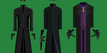 Minimal Hareketler ile Popüler Filmlerin Kostümlerini Yeniden Çizmece