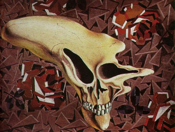 1933-Untitled - Death Outside the Head - Paul Eluard