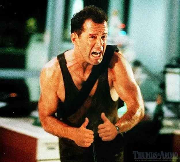 Die hard thumbs up