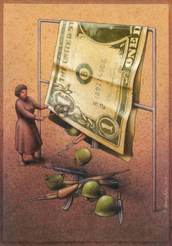 amerikan-dolarindan-dokulen-yasamlar-illustrasyon