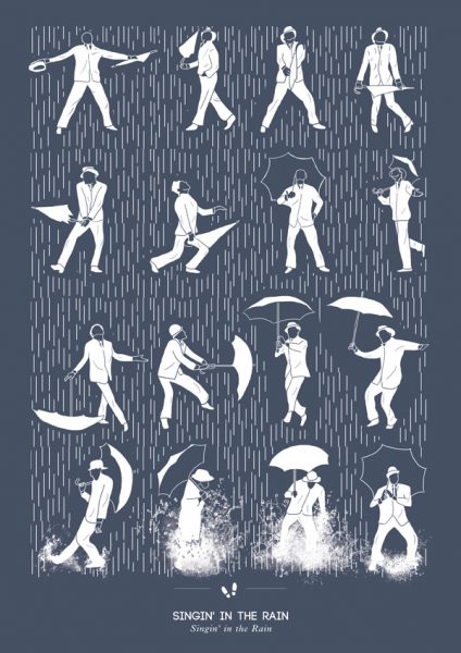 singing-in-the-rain-dans-illustrasyon