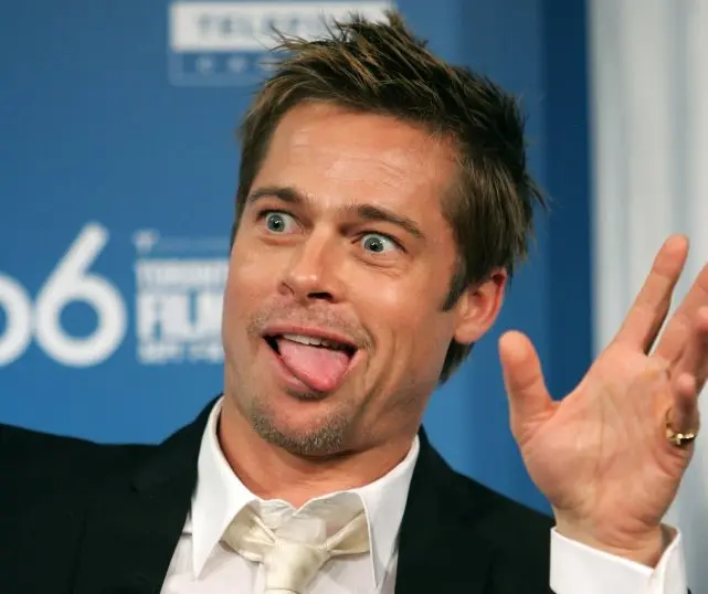 TORONTO - SEPTEMBER 10:  Actor Brad Pitt attends "Babel" press conference during the Toronto International Film Festival held at the Sutton Place Hotel on September 10, 2006 in Toronto, Canada.  (Photo by Evan Agostini/Getty Images)
