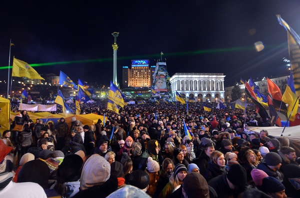 Kiev’deki eylem devam ediyor