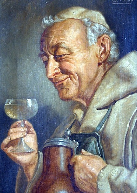 omer-hayyam-Ernst_Stierhof_(1888)_German_Monk_drinking_wine