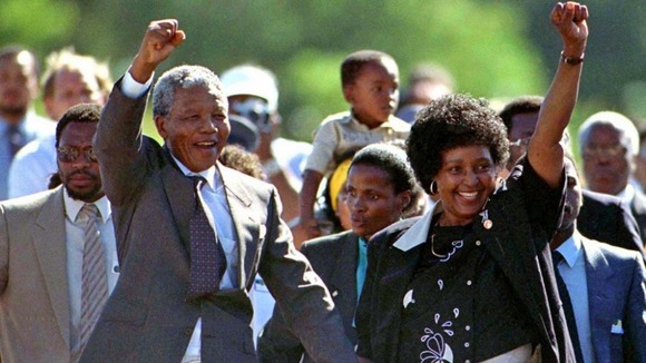 1990 - Madiba 28 yil sonra serbest mandela