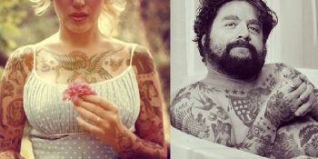Photoshop’la Dövme Yapınca Daha Da Bi Artiz Olan 25 Yabancı Ünlü