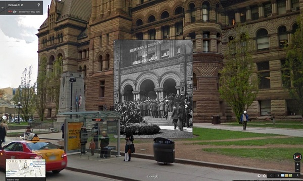 1914 A recruiting drive at City Hall Toronto