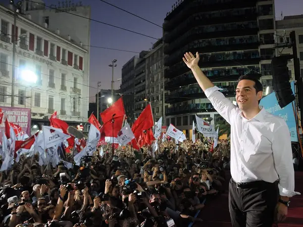Syriza-miting