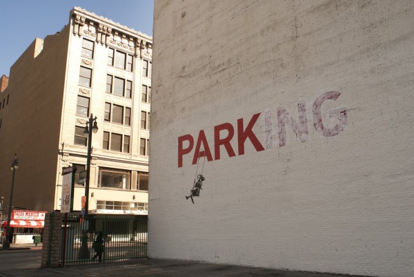 banksy parking