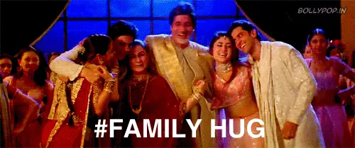 family-hug