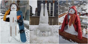 Türkiye’nin Dört Bir Yanında Yapılmış Hayal Gücünün Sınırlarını Zorlayan 26 Kardan Adam