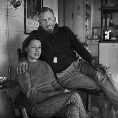 John Steinbeck And Wife Elaine