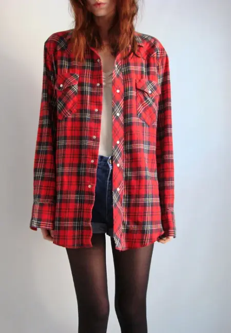 grunge gomlek