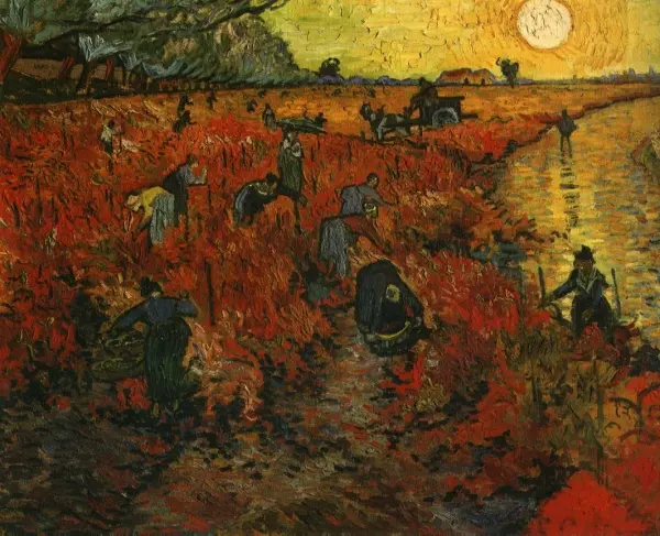 van gogh kirmizi uzum bagi