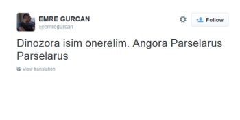 Melih Gökçek’in Dinozoruna Ankara’nın Bağlarından Alternatif 16 İsim Önerisi