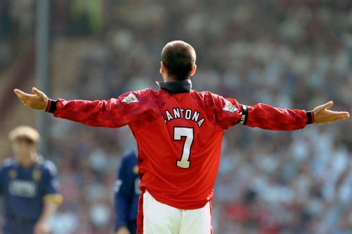 Eric Cantona, Manchester United gets booked