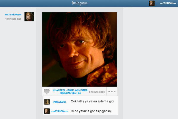 game of instagram tyrion
