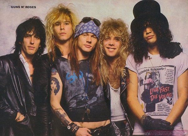 6. Guns N' Roses xxx Slash