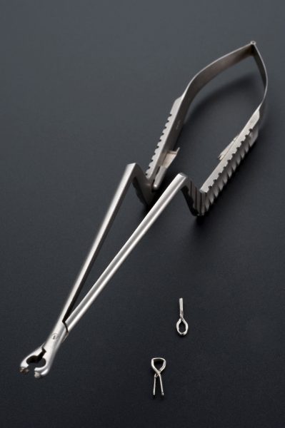 L0058096 Compression forceps for Yasargil clips, Tuttlingen, Germany,