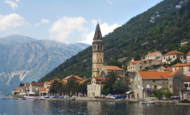 Perast town. Montenegro