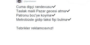Ajans Başkanı’ndan Reklamcılık Sektörünün İpliğini Pazara Çıkaran 16 Tespit