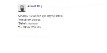 Aksaray Esnafına Geçmiş Olsun Ziyaretine Gideceklerden 17 Taziye Mesajı