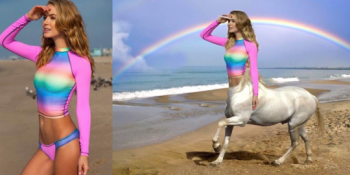 Photoshop Trollemesinin Son Kurbanı Gökkuşağı Kızın 16 Fotoğrafla Dramı