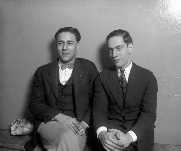 Richard Loeb, 18, left, and Nathan Leopold, Jr., 19, were University of Chicago students in 1924 when they decided to commit the perfect crime by killing Robert "Bobby" Franks on May 21, 1924. Both Leopold and Loeb were sent to Stateville Prison in Joliet for 99 years for kidnapping and a life sentence for murder. Loeb was killed in prison on Jan. 28, 1936. Leopold was released from prison in 1958. (Chicago Tribune historical photo) ....OUTSIDE TRIBUNE CO.- NO MAGS, NO SALES, NO INTERNET, NO TV, CHICAGO OUT, NO DIGITAL MANIPULATION... CHICAGO TRIBUNE