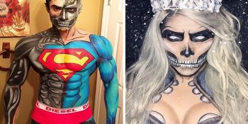 11 Fotoğrafla Sadece Makyajla Kendini Süper Kahramana Dönüştürebilen Sanatçı