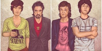 Yaşı Kemale Eren Ünlüleri Delikanlılık Zamanlarıyla Birlikte Çizen İllüstratörün 7 Güzide Eseri