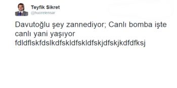 ‘Canlı Bomba Eylem Yapmadan Onları Tutuklayamayız’ Diyen Davutoğlu’na En Canlısından 16 Tepki
