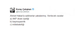 Ahmet Hakan’ın Uğradığı Saldırı ve Sosyal Medyadan 20 Tepki