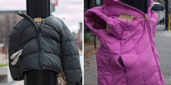 Kanada’da Çocukların Direklere Astığı Montların Yüreklere Dokunan Hikayesi