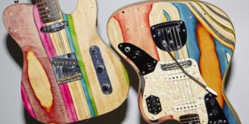 10 Fotoğrafla Müzik Ve Kaykay Tutkusunun Ortaya Çıkardığı Rengarenk Gitarlar