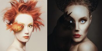 Hayvanlarla Kendi Yüzünü Bütünleştiren Fotoğrafçıdan 16 Görülesi Fotoğraf