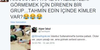 Sultanahmet Saldırısının Ardından Melih Gökçek’in Attığı “Mizahi” Tweet’e 13 Vicdanlı Tepki