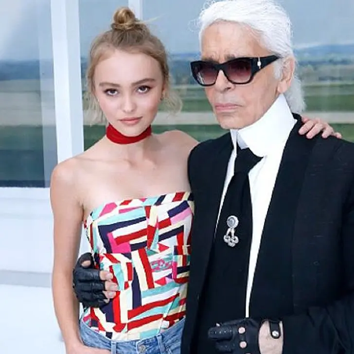 Lily-Rose-Depp-Karl-Lagerfeld