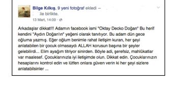 9 Gerçek Fotoğrafla Facebook’ta Bir Çocuğa Yapılan Tacizin Belgesi