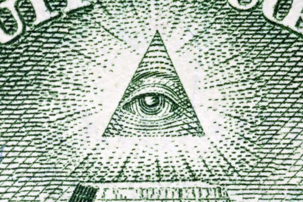 Eye of Providence Macro on the US One Dollar Bill