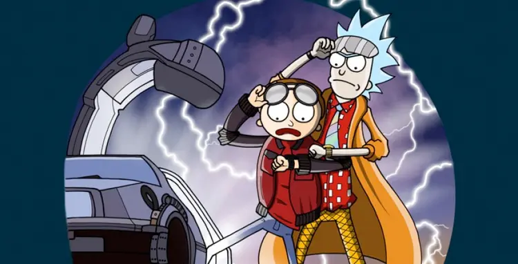 rickandmorty-backtothefuture