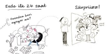 15 Sevimli İllüstrasyonla Yeni Annelerin Değişen Yaşamlarının Gülümseten Özeti