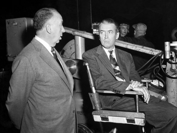 James Stewart & Alfred Hitchcock