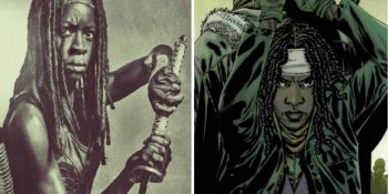 Karşılaştırmalı 20 Fotoğrafla The Walking Dead Oyuncularının Çizgi Romandaki Halleri