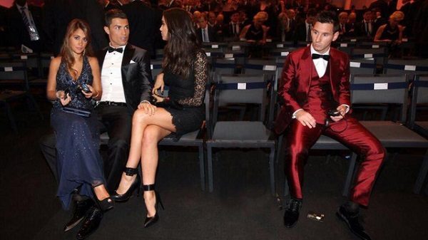 Cristiano-Ronaldo-Lionel-Messi-and-girlfriends-photoshopped