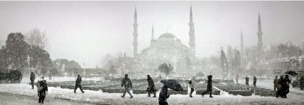 Kışın Sultanahmet Meydanı