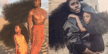 Muhteşem Saçlarıyla Herkesi Büyüleyen Sevgi Dolu Şarkıcı Benny Harlem ve Kızı Jaxyn