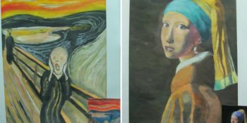 Çocukların Fırçalarıyla Yeniden Hayat Bulan Dünyaca Ünlü 11 Sanat Eseri