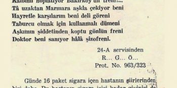 Bakırköy’de Yatmış Akıl Hastalarının Yazdığı 1960’lardan Gelen 14 Şaşırtıcı Şiir