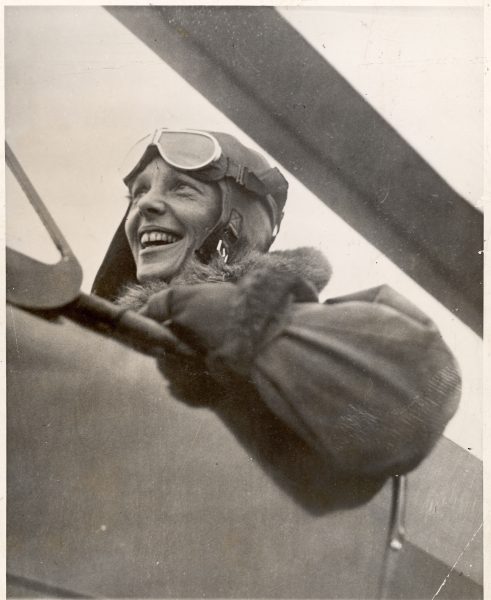UNITED STATES - DECEMBER 15: Aviatrix Amelia Earhart in cockpit of plane. (Photo by The LIFE Picture Collection/Getty Images)